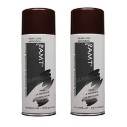 Lot de 2 sprays de peinture - chocolat - AMT