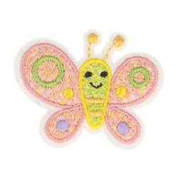 Ecusson thermocollant joli monde de la nature papillon 3.5x3cm