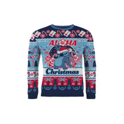 Lilo & Stitch - Pull de Noël Stitch Aloha Christmas (Taille L)