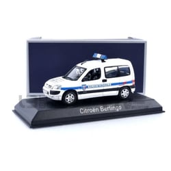 Voiture Miniature de Collection - NOREV - CITROEN Berlingo Police Municipale - 2007 - Blanc - 1/43