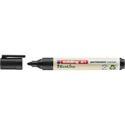 Marqueur permanent Edding 21 Ecoline pointe ronde noir