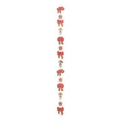 Guirlande cousue Noeud – classique - Rico Design - Rose
