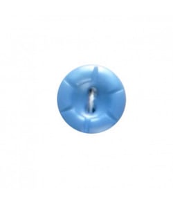 Carte de 6 boutons Doudoune bleu 14mm - Distrifil Bleu