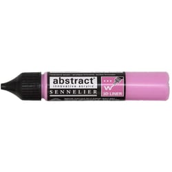 Marqueur peinture acrylique Abstract Liner Sennelier Rose quinacridone