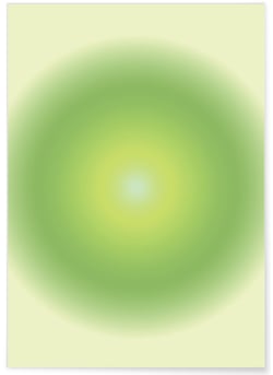 Affiche Aura verte | A3 : 29,7x42cm