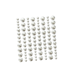 98 Dots adhésifs argentés