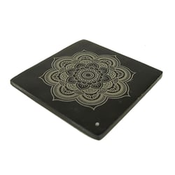 Porte encens Mandala en pierre à savon