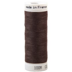 Fil à coudre polyester 100m made in France - chocolat 439