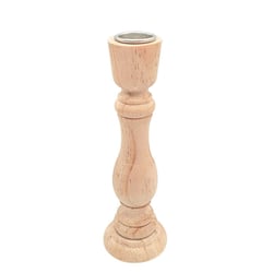 Bougeoir en bois 17,5 x 5,5 cm