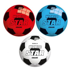 Ballon en plastique world star classic 22 cm - john sports - jeu plein air
