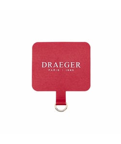 Adaptateur Cordon Téléphone ou de Sac - 8,5 x 6 cm - DRAEGER rouge