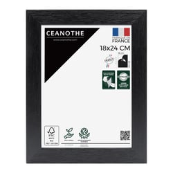 Cadre photo Karma noir 18x24 cm