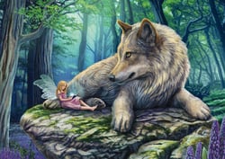Puzzle 500 pièces - La Fée et son Loup - Schmidt Spiele