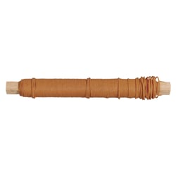 Fil de papier , 0,55mm ø, jaune mandarine, sur bobine en bois à 50g, 20m