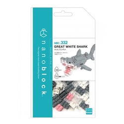 Nanoblock Grand Requin Blanc 190 pcs - Bandai - Bleu