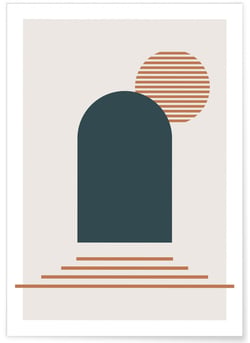 Affiche Abstract Figures 1 | A3 : 29,7x42cm