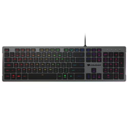 Clavier gaming - Cougar Gaming - VANTARSBLACK - RGB Underglow Multidirectionnel 8 effets, Switchs à Ciseaux, anti-Ghosting