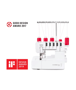 Recouvreuse CV3550 - Brother - La perfection des finitions pour vos projets de couture Blanc