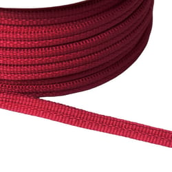 Double cordon 9mm rose framboise au mètre