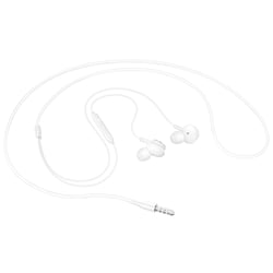 Avizar Écouteurs Filaires Jack 3,5 mm avec Boutons Contrôles Intégrés Blanc