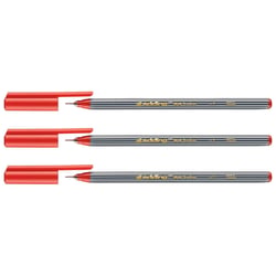 Lot de 3 feutres fins - EDDING - Rouge - Pointe 0,3 mm