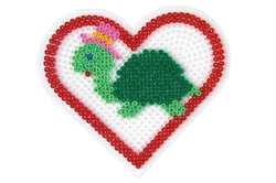 Plaque Coeur pour perles standard (Ø5 mm)