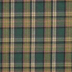 Tissus Tartan Ecossais Macleod touché laine léger Vert gazon - Au mètre