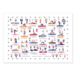 Affiche 50x70 cm - Yoga - Alex Foster