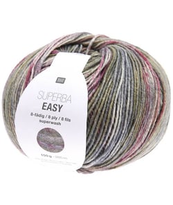 Laine à chaussette Superba Easy 8 fils - 150GR - Rico Design Gris (005 - Autumn)