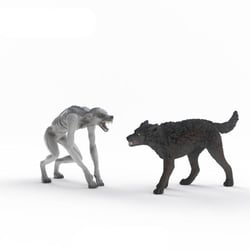 Figurine Loup-garou vs Animagus,  14906 Gamme Harry Potter©