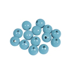 Perles en bois polies 10mm ø
