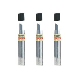 Mine de rechange Pentel Hi-Polymer Super - 0,5 mm - 2B - Lot de 3 étuis de 12 mines