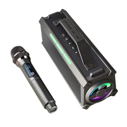Enceinte Bluetooth Puissante Portable Karaoke Sans Fil Batterie Longue Durée YONIS