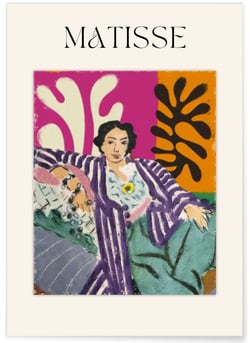 Affiche Matisse - Femme Élégante | A3 : 29,7x42cm
