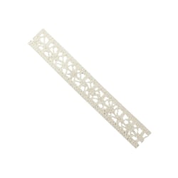 MégaCréa DIY - Ruban dentelle en coton écru fleur 1,8 cm x 2 m