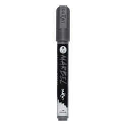 Marqueur - Peinture acrylique - Anthracite - Permanent - Pointe ronde 1mm - Marbel - Darwi