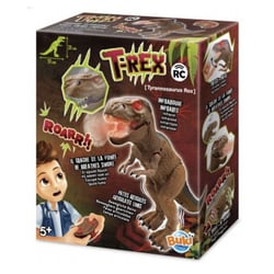 Figurine d'action - BUKI - 37293 - Tyrannosaure télécommandé 31 cm - Pattes articulées - Crache de la fumée