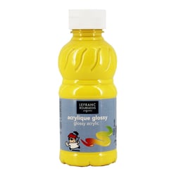 Flacon - Peinture acrylique - Jaune - Brillante - Glossy - Lefranc Bourgeois