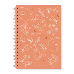 Carnet de notes à spirale Fleurever - A5 - 160 pages - Hirondelles & Cie