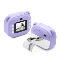Appareil photo instantané et caméra - violet