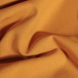 Tissu Toile de coton uni Grande largeur Jaune curcuma