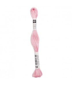 Fil à broder mouliné Uni - Rico Design 054 Rose