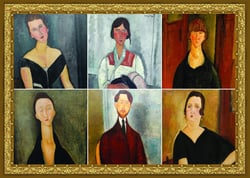 Puzzle 500 pièces - Collage Modigliani - Grafika