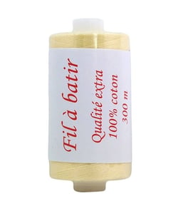Fil À Batir 100% Coton Bobine De 300 mètres - Care & Create Jaune