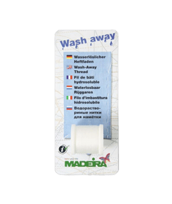 Fil à bâtir hydrosoluble Wash Away - 200 m - Disparaît à l’eau - Madeira Bleu