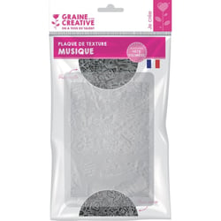 Graine Créative - Plaque de texture Musique