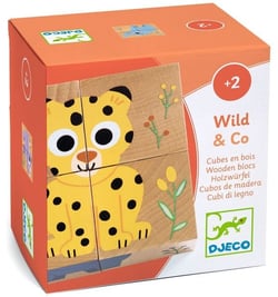 Cubes en bois Wild & Co - Djeco