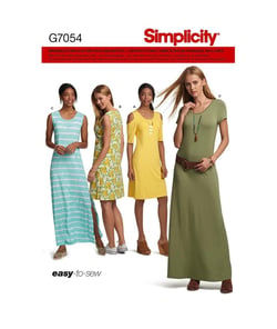 Patron Simplicity 8595 Robe pour femme taille n°FR 34-52