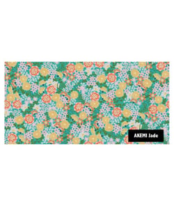 Tissu coton fleuri multicolore de 135 cm de largeur akemijade vendu par 50 cm