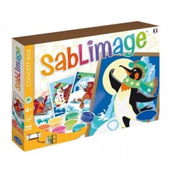 Sablimage concept'box la banquise animaux polaires - sable colore - sentosphere - 893 - loisir creatif